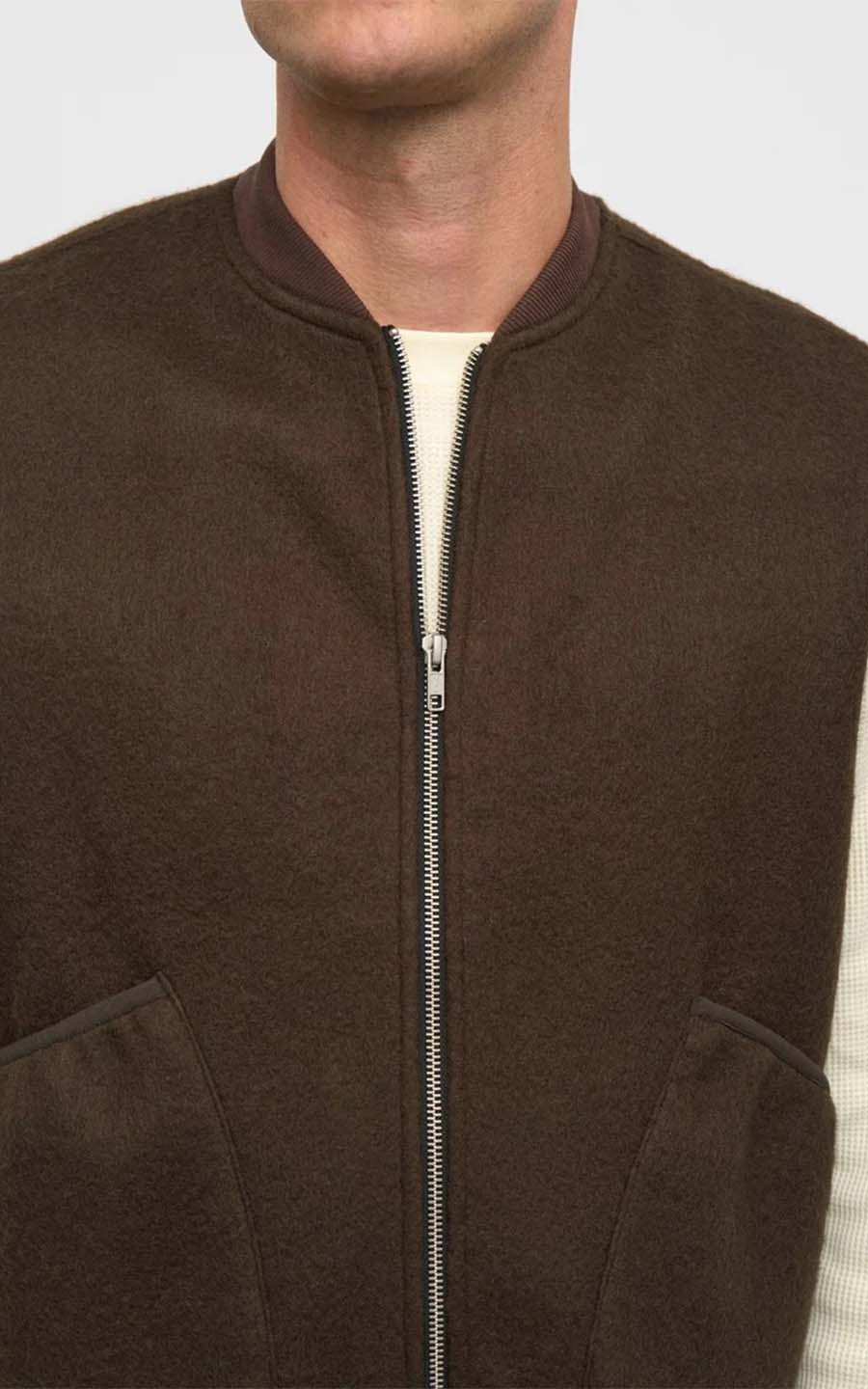 Donkerbruin Gilet image