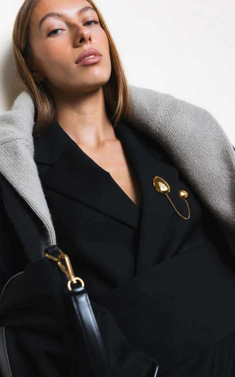 Goud Broche image