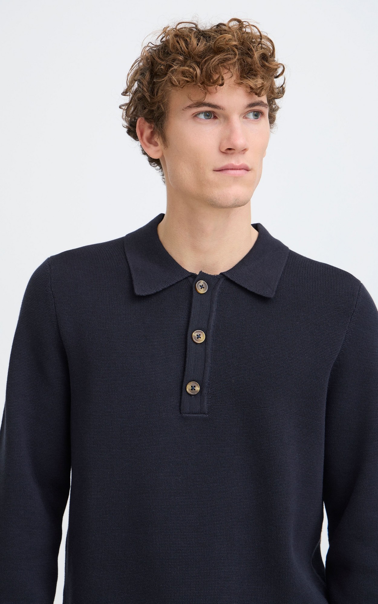 Donkerblauw Polo image