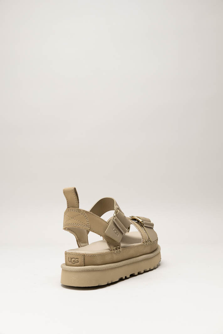 Beige Sandaal sleehak image