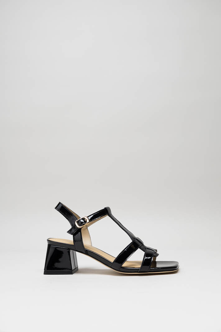 Zwart Sandaal hak