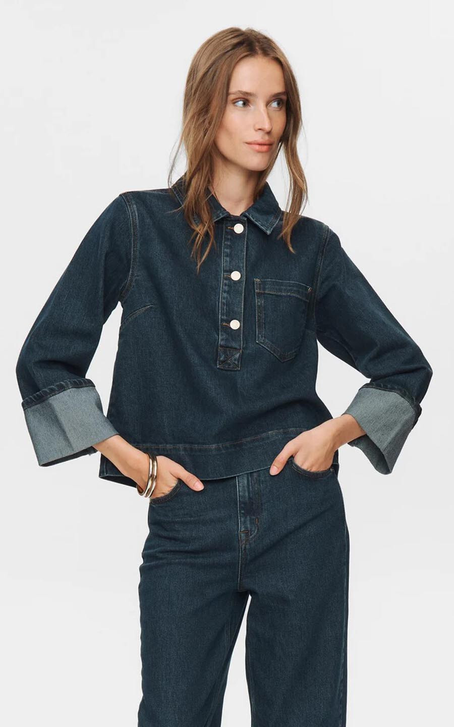 zoom in on Jeans Blouse image Jeans Blouse image