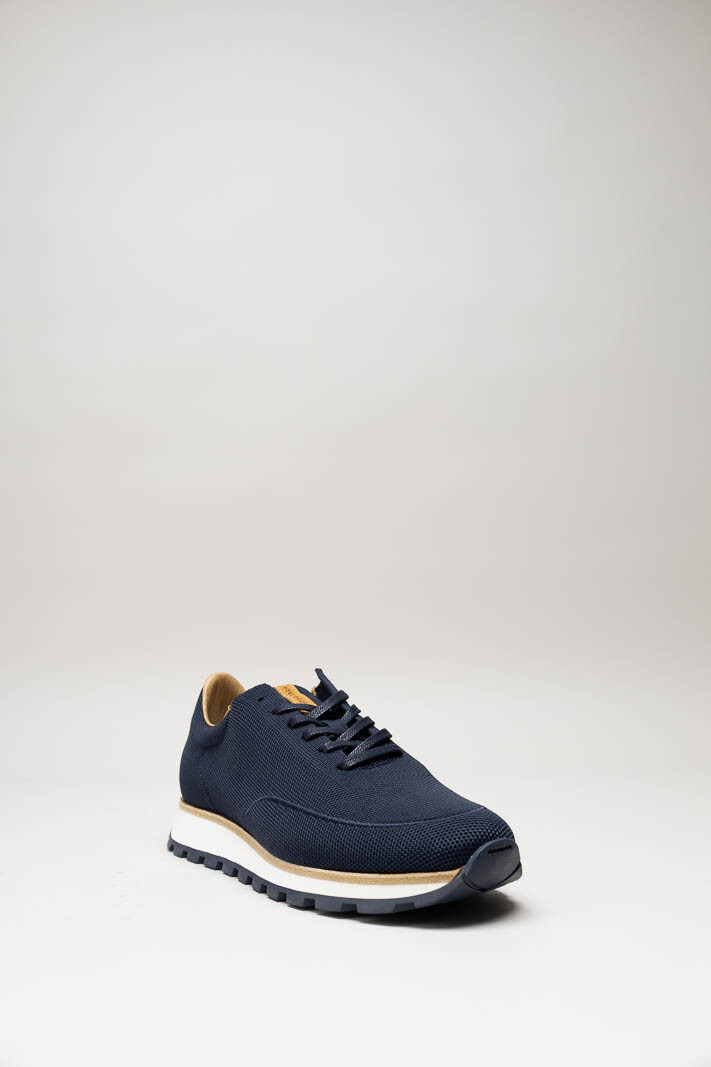 Donkerblauw Veterschoen