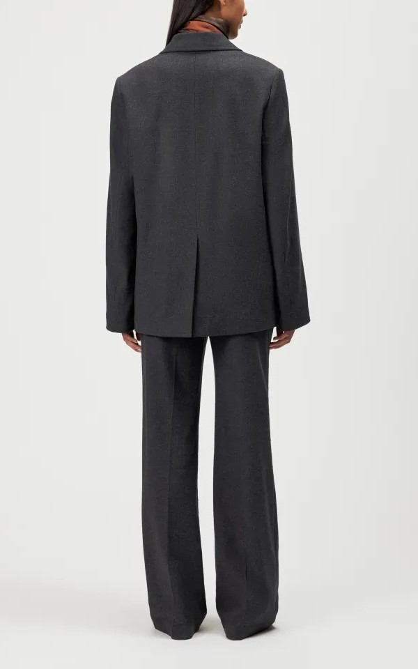 Donkergrijs Blazer