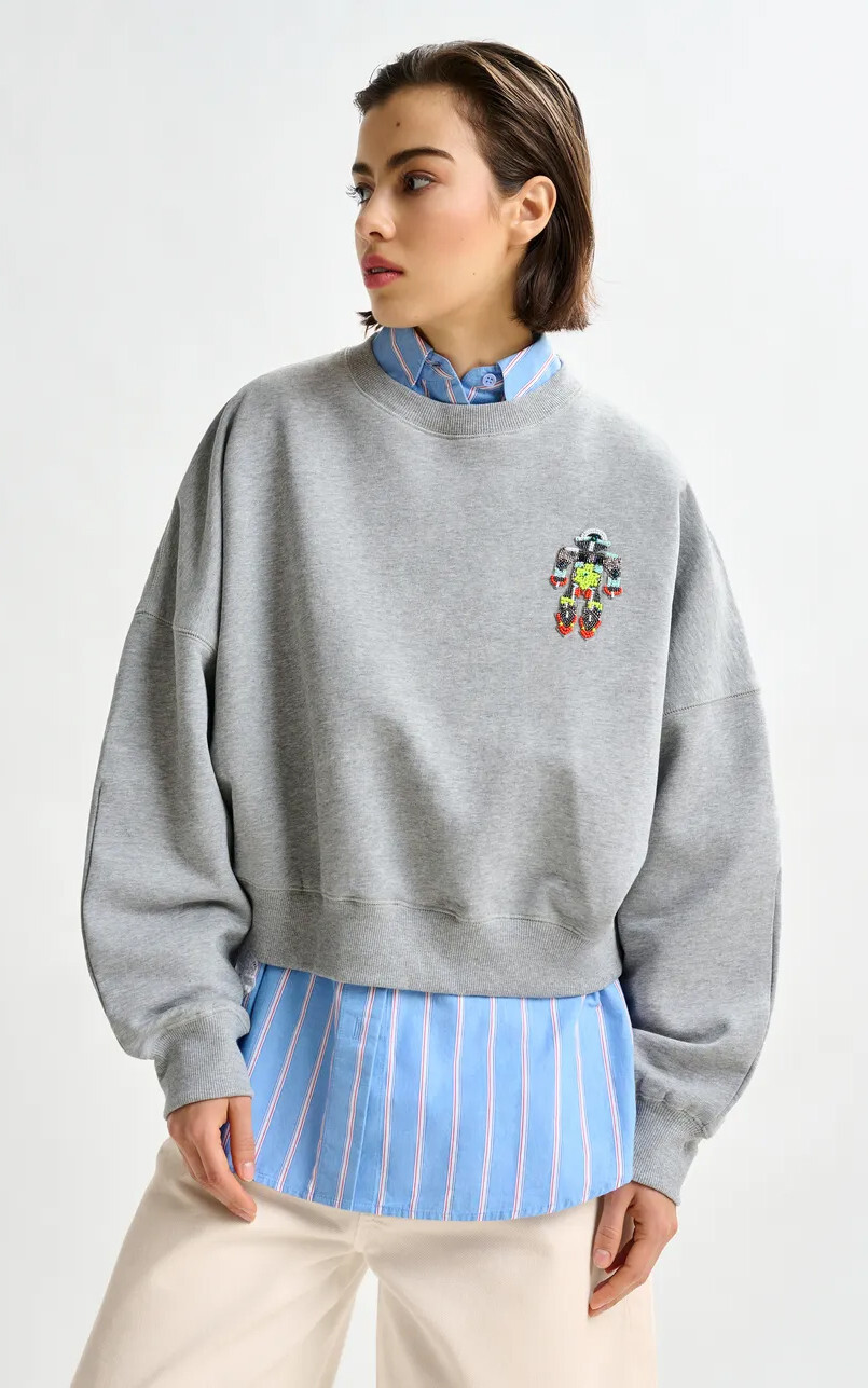 Grijs Sweater/trui