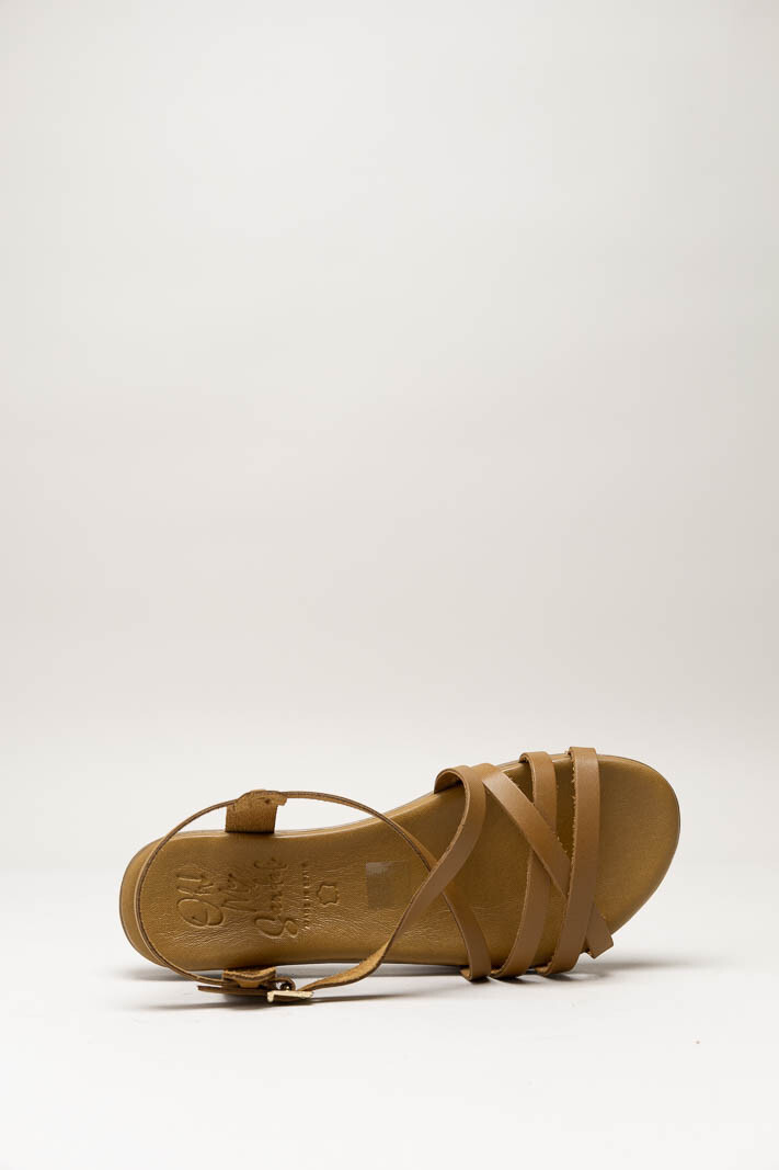 Bruin Sandaal plat image