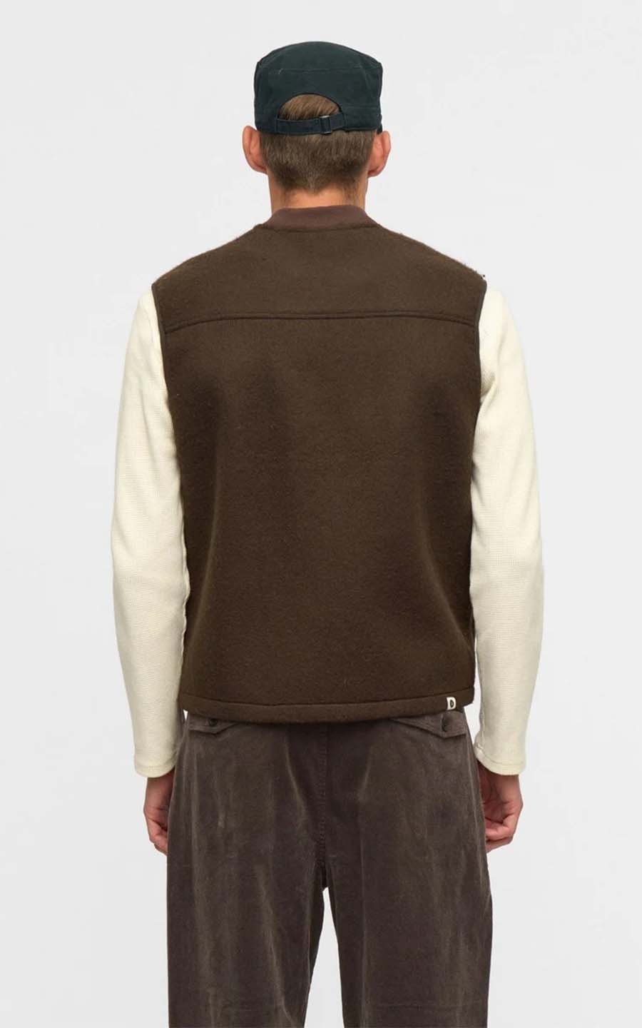 Donkerbruin Gilet