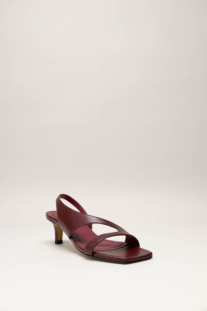 Bordeaux Sandaal hak