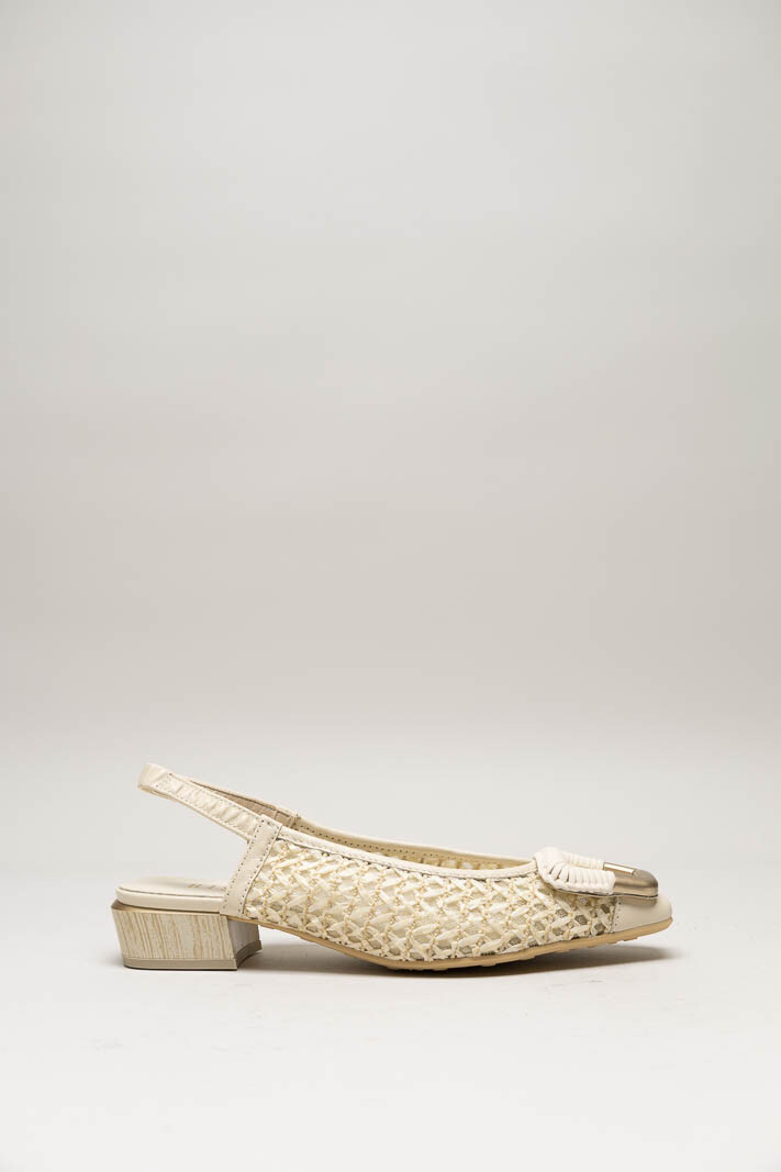 Lichtbeige Ballerina