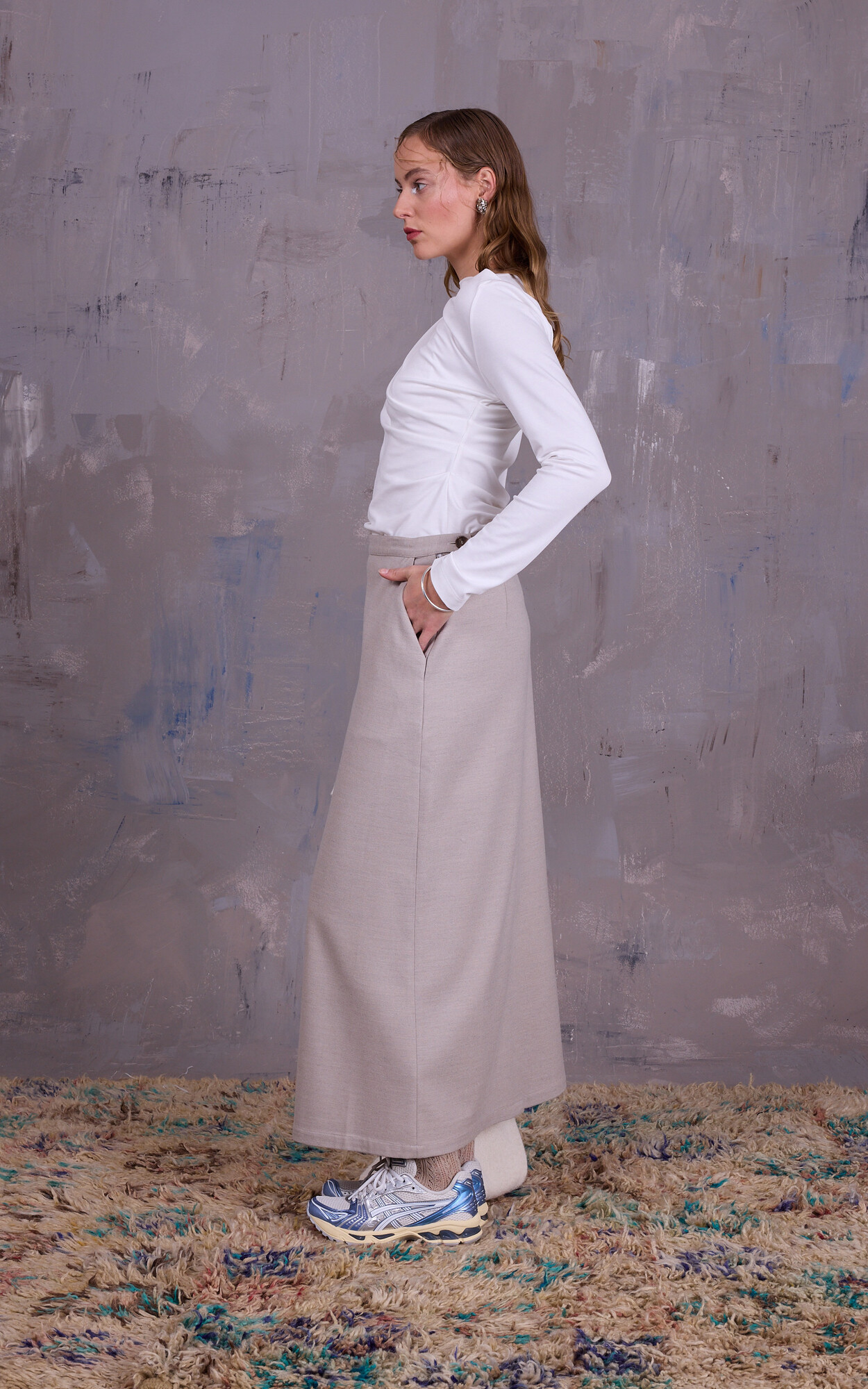 Beige Rok
