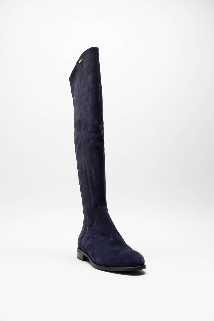 Donkerblauw Laars