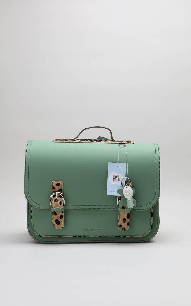 Pastelgroen Boekentas