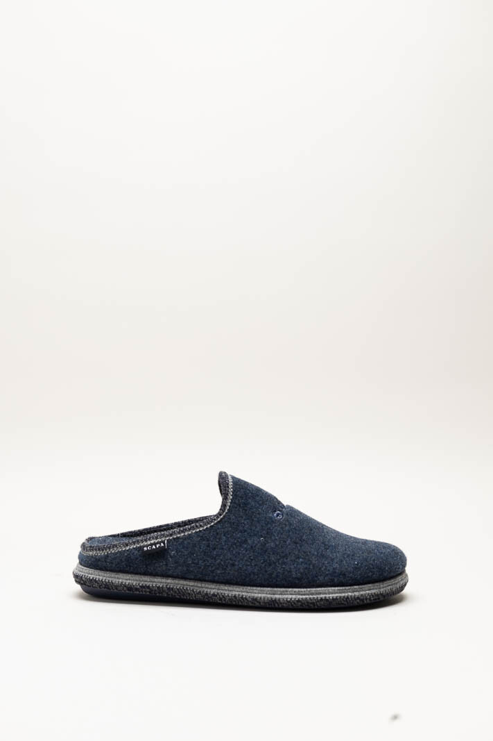 Donkerblauw Pantoffel