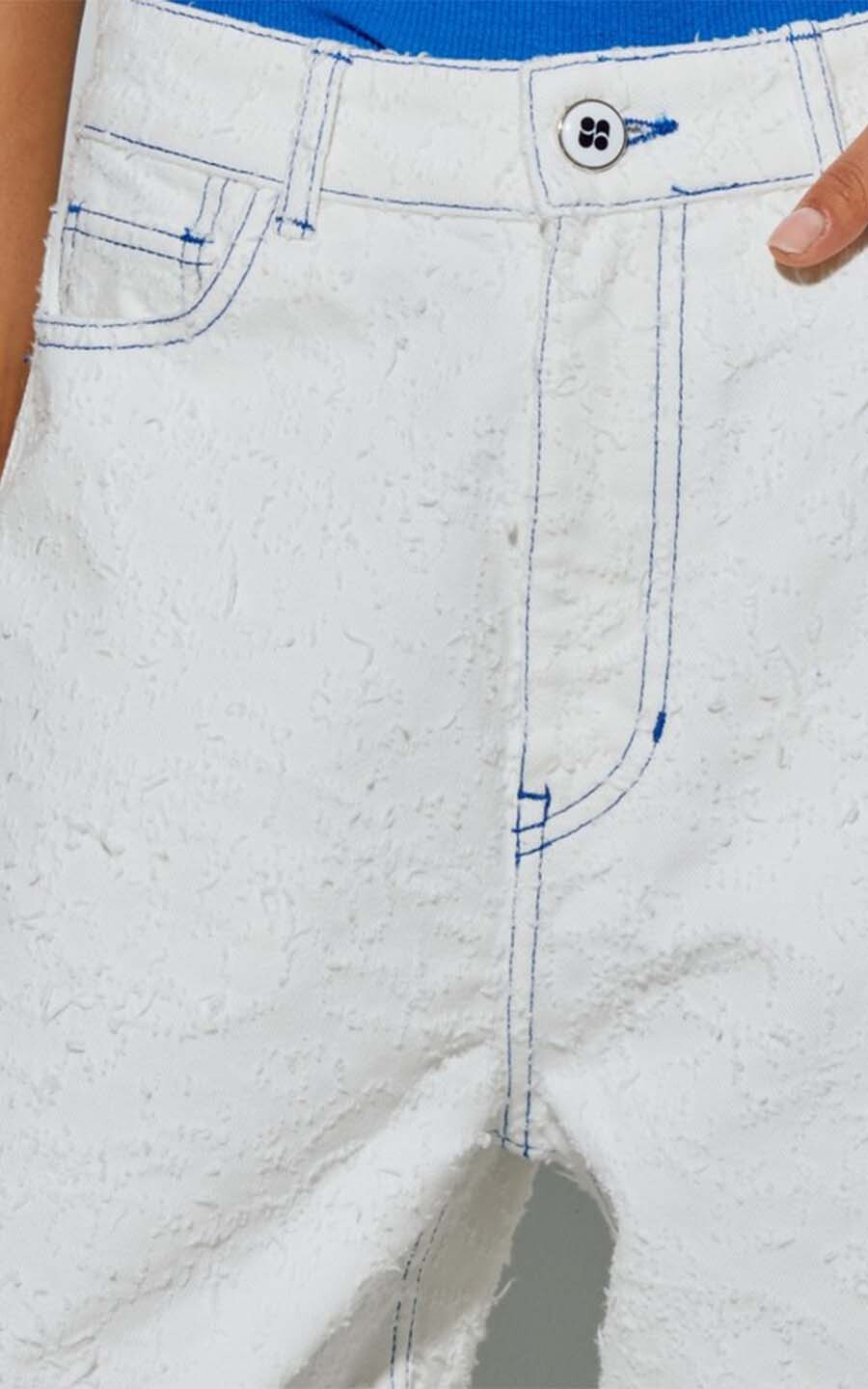 Wit Jeansbroek image