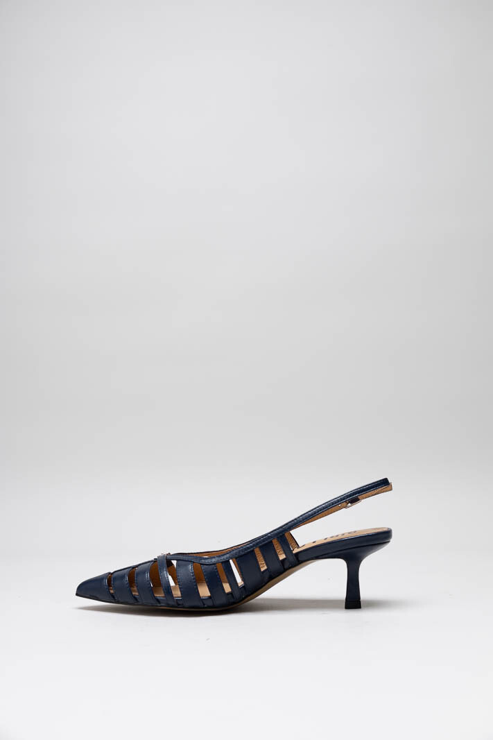 Donkerblauw Pump image