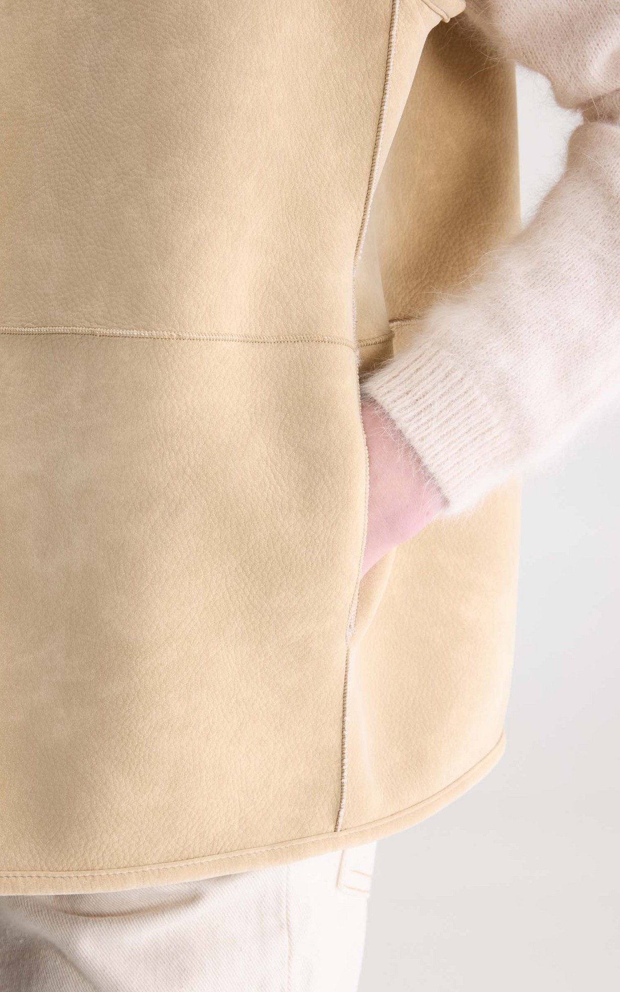 Ecru Vest mouwloos image