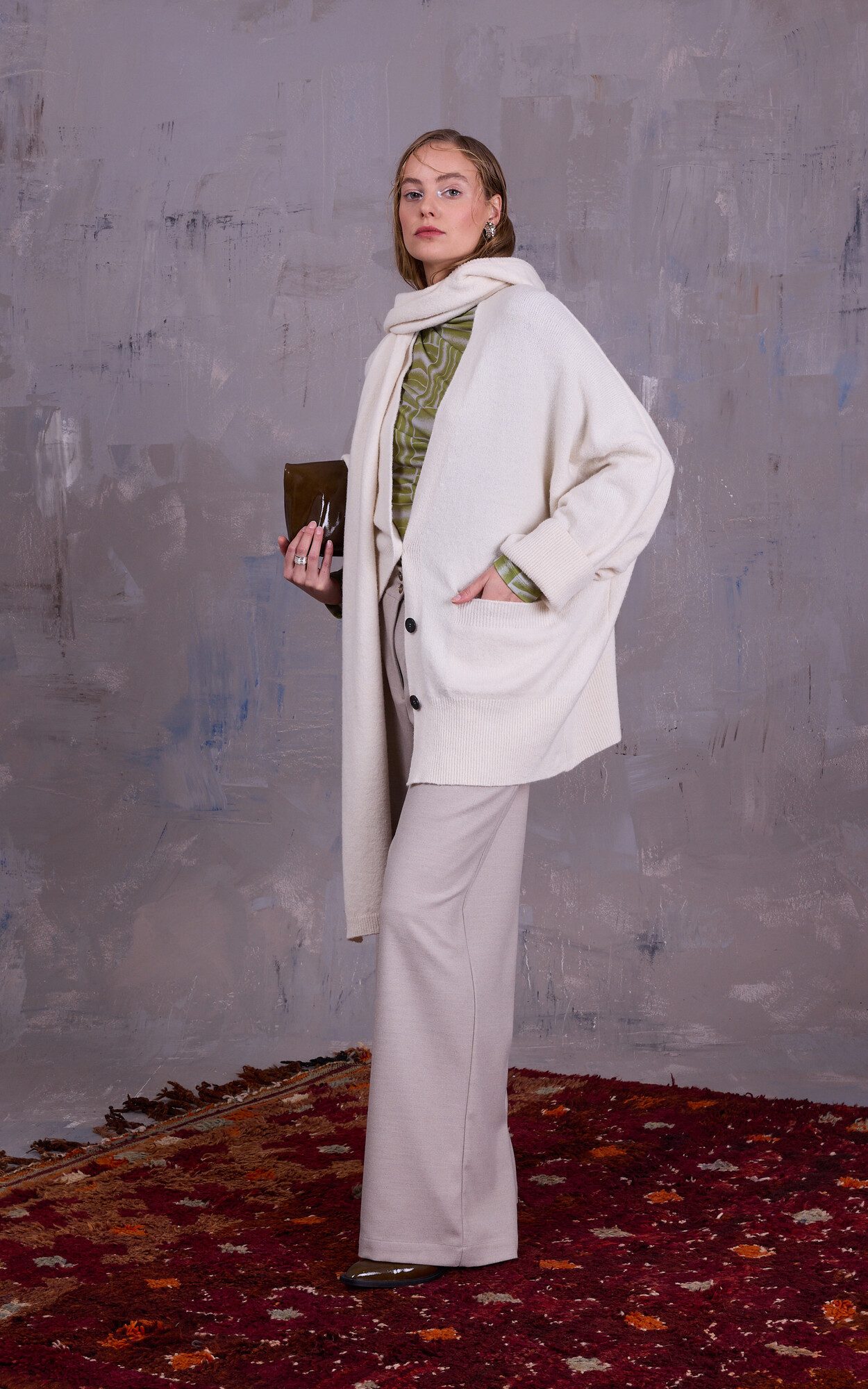Greige Broek image