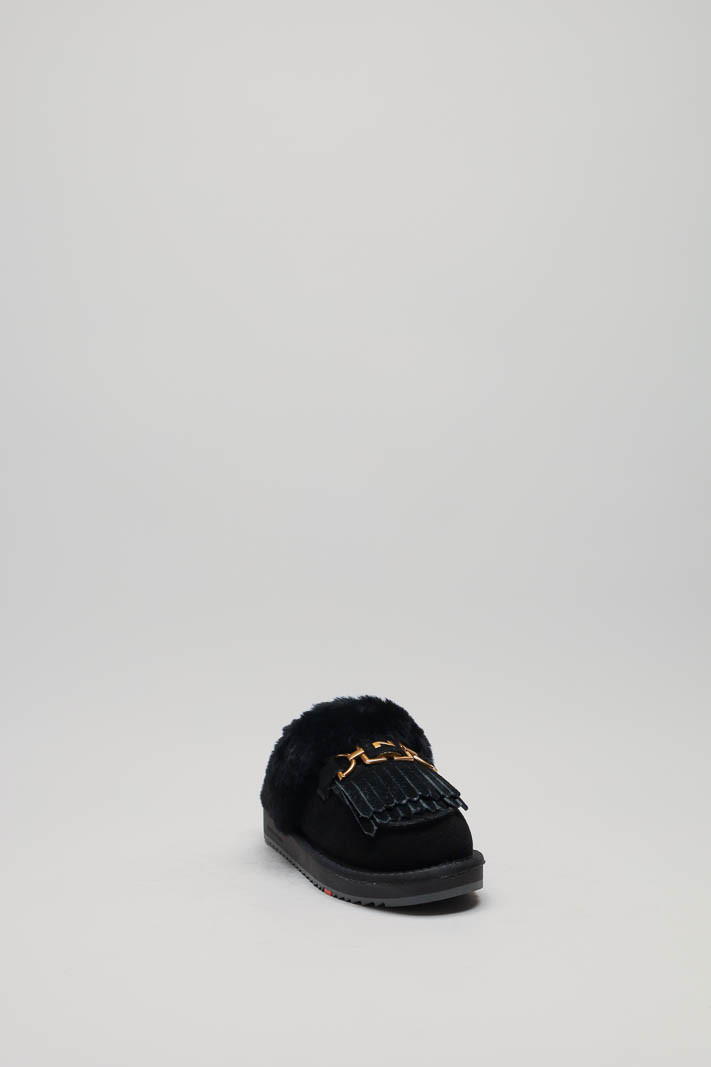 Zwart Pantoffel