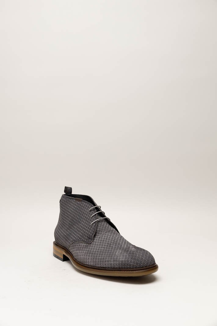 Grijs Veterschoen hoog