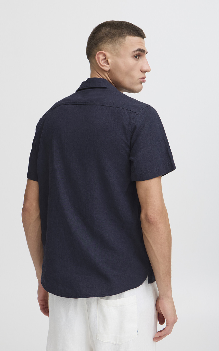 Donkerblauw Hemd image