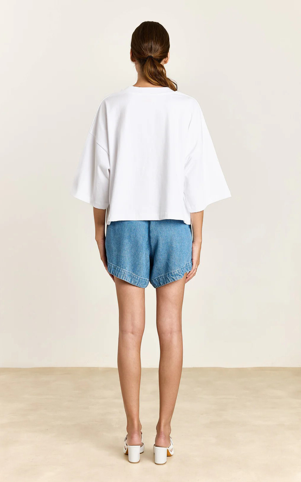 Wit T-shirt/top