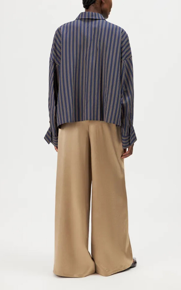 Marineblauw Blouse