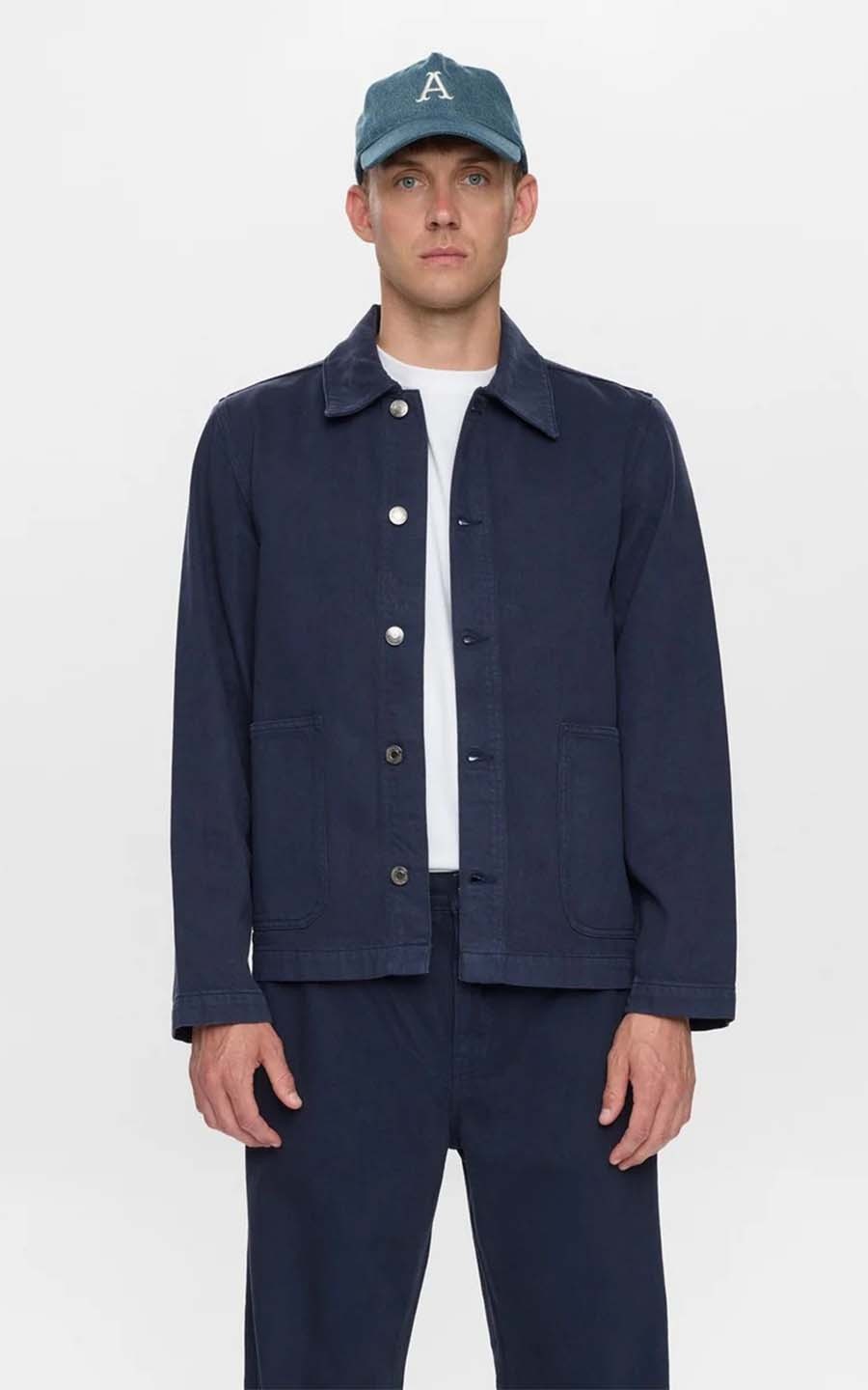 Marineblauw Overshirt