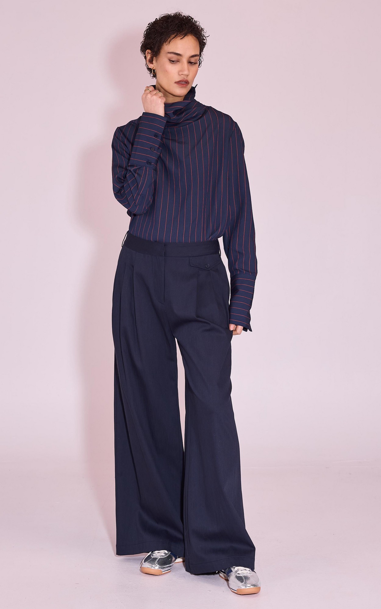 Donkerblauw Broek image