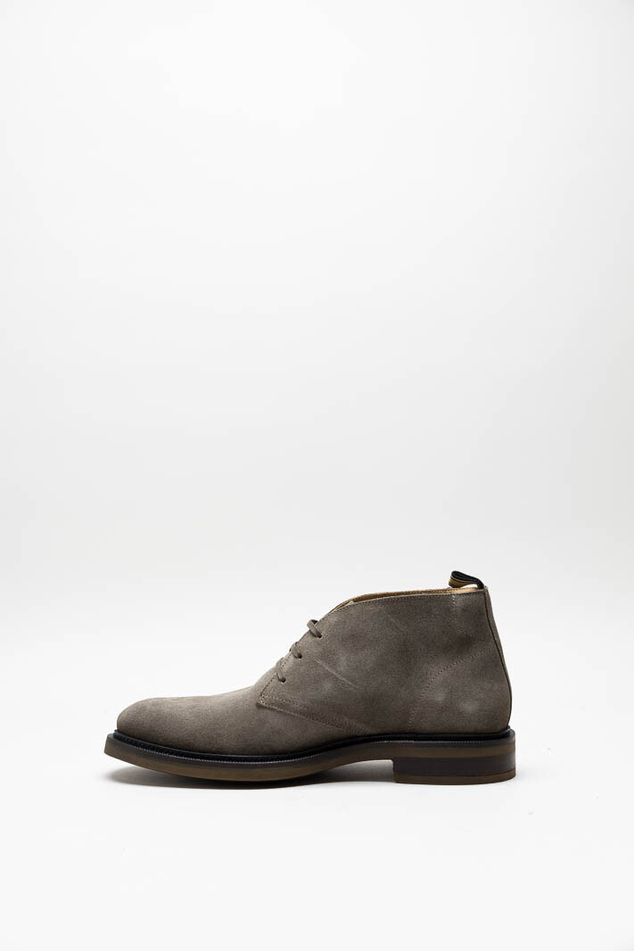 zoom in on Taupe Veterschoen hoog image Taupe Veterschoen hoog image