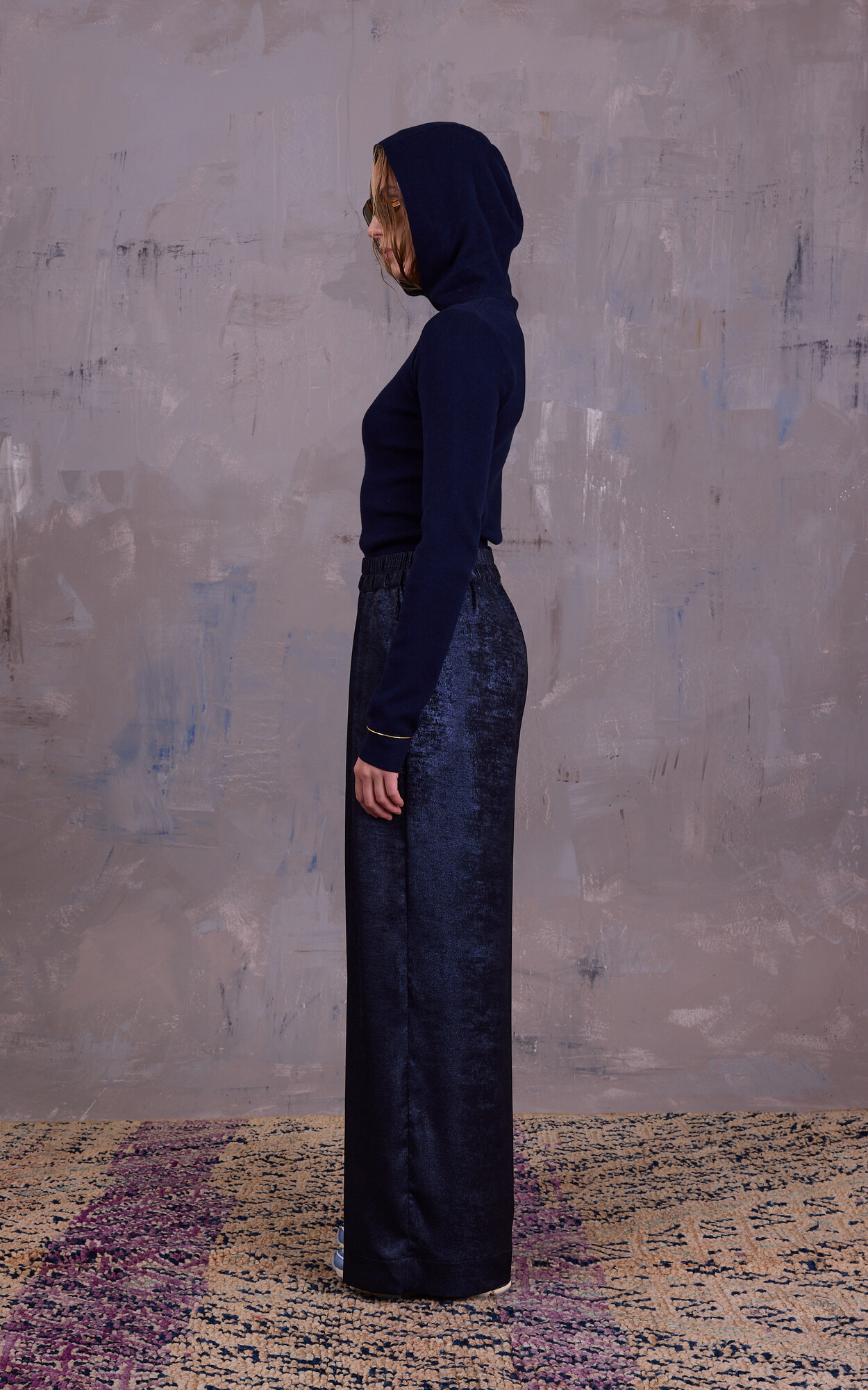 Donkerblauw Sweater/trui