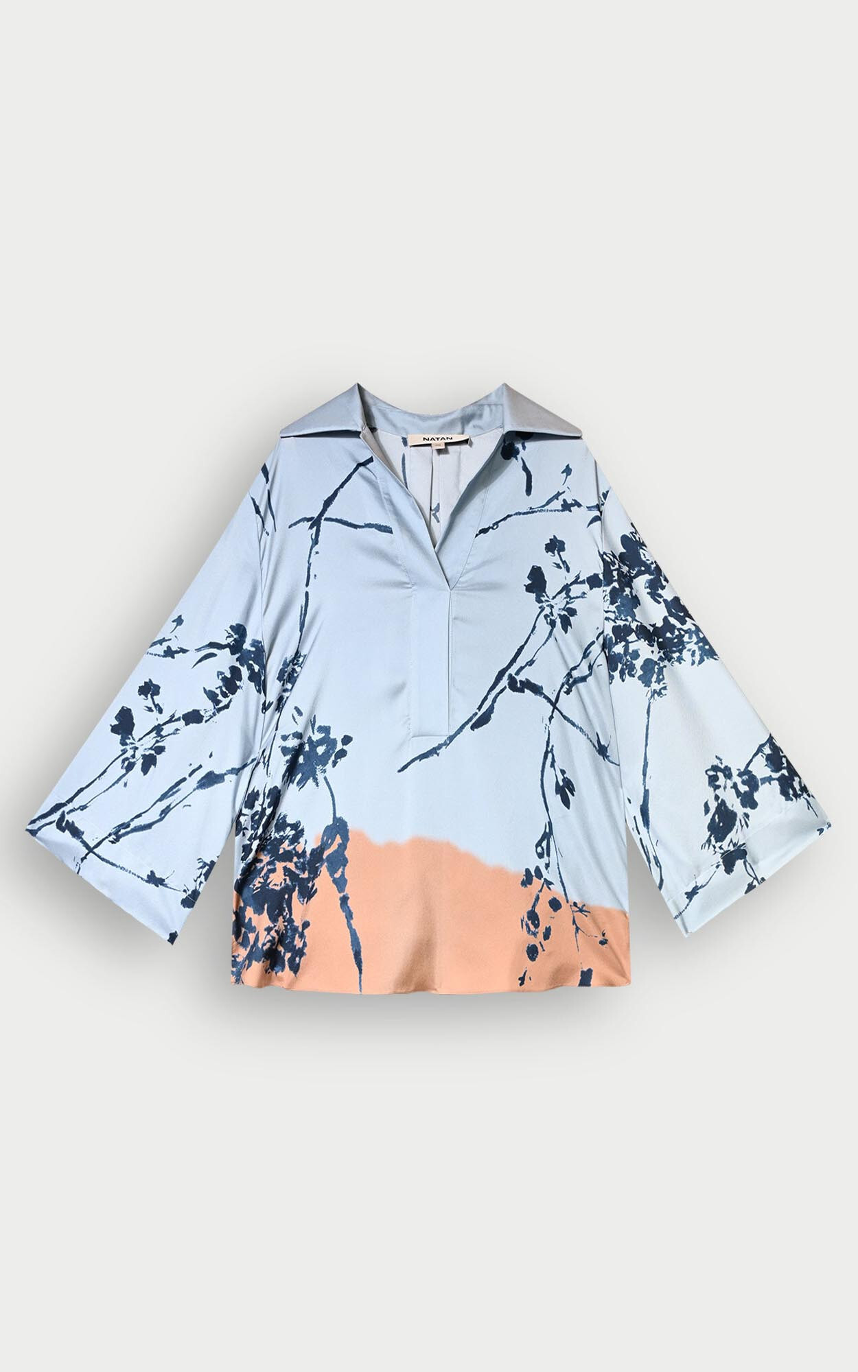 Lichtblauw Blouse image