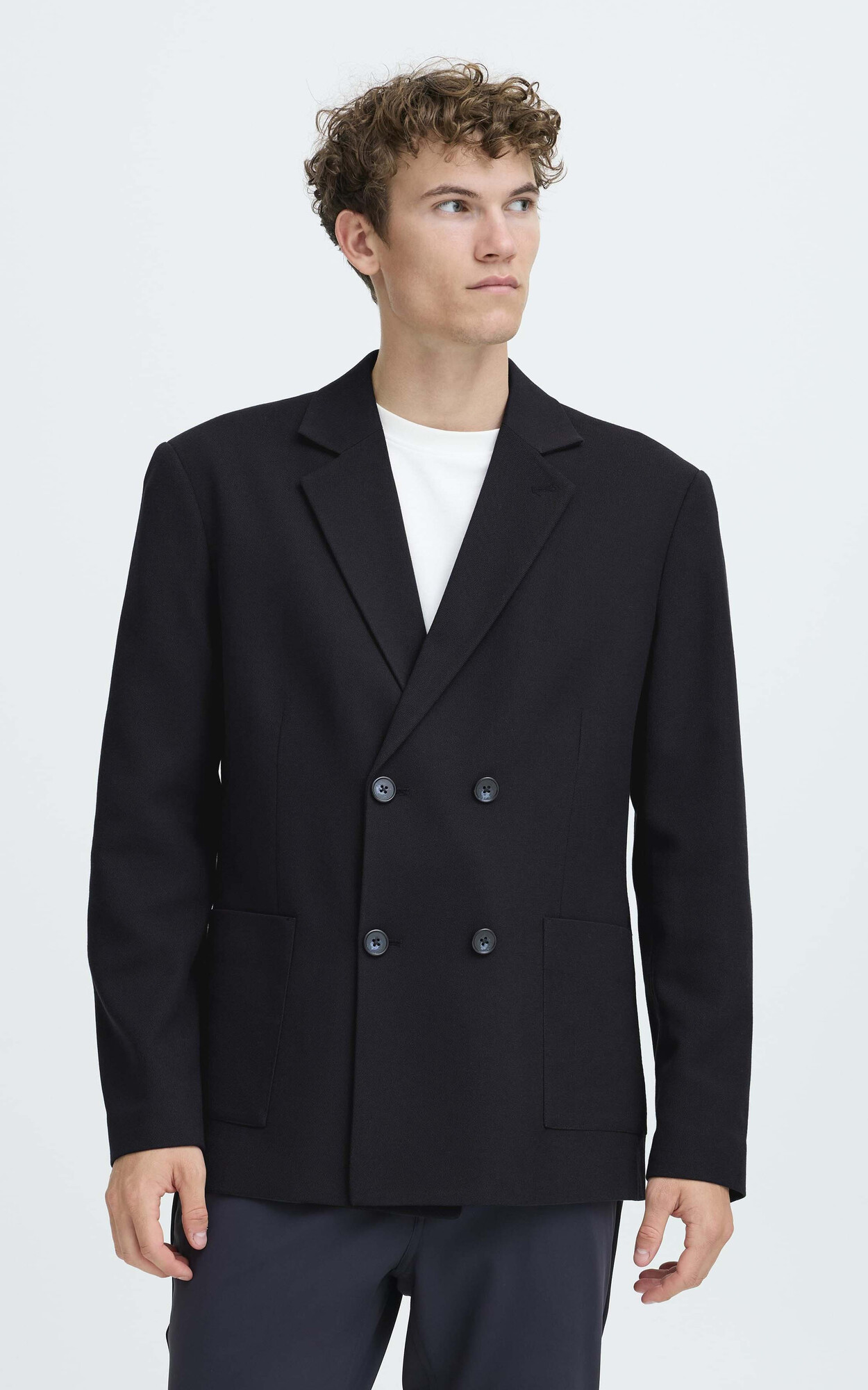 Donkerblauw Blazer