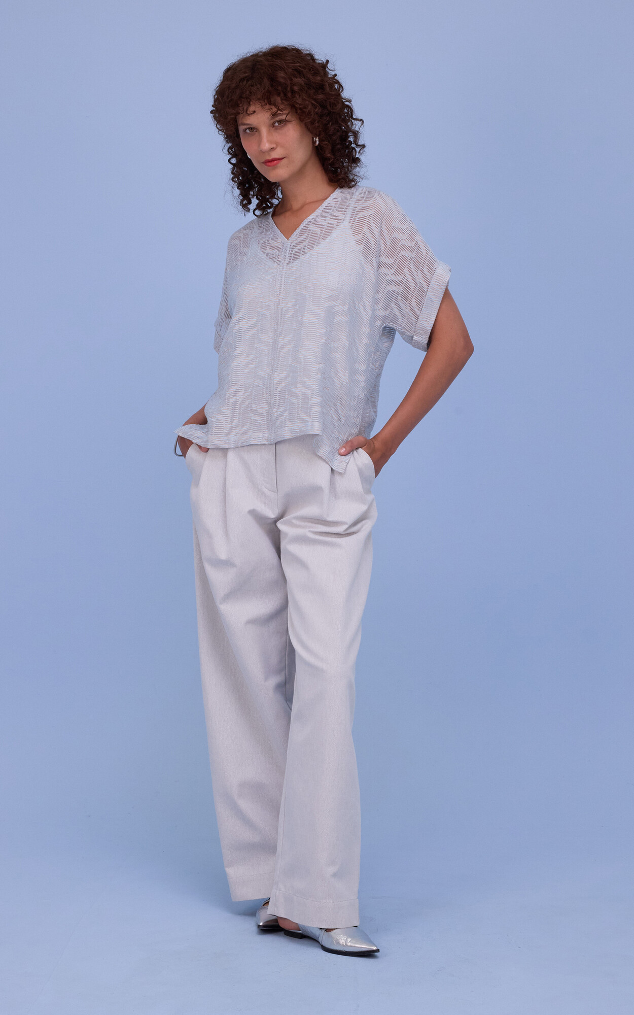 Blauw Blouse image