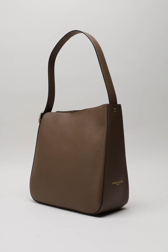 Taupe Schoudertas