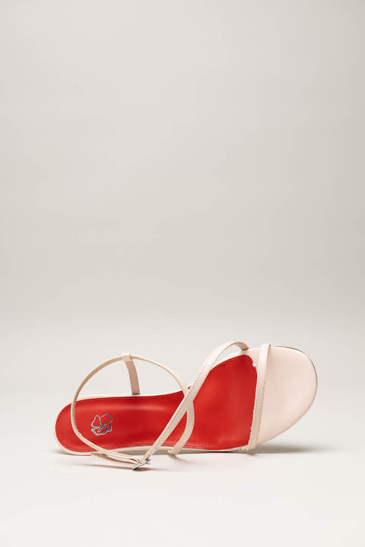 Nude Sandaal hak image