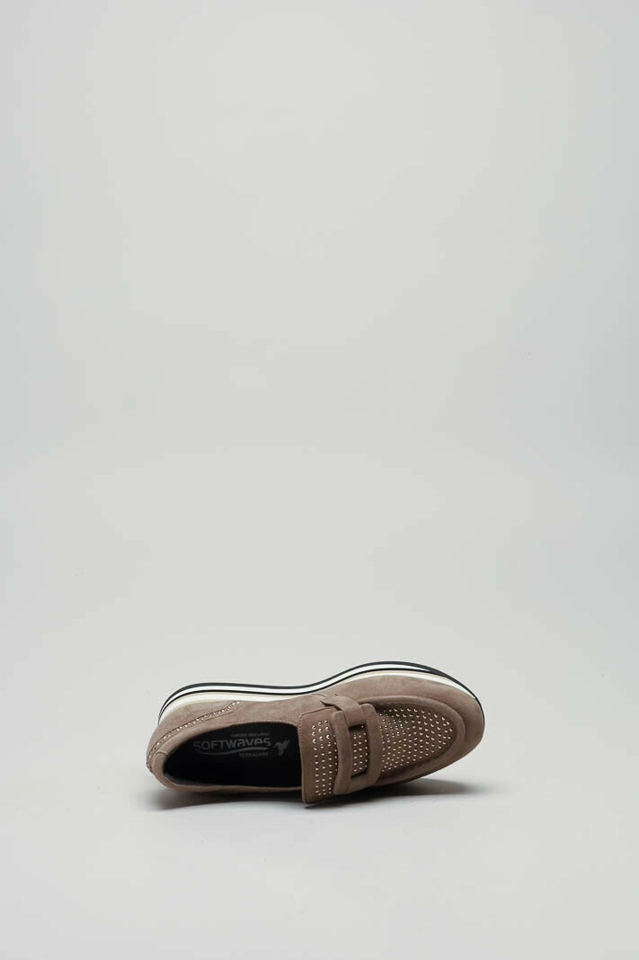 zoom in on Taupe Mocassin image Taupe Mocassin image
