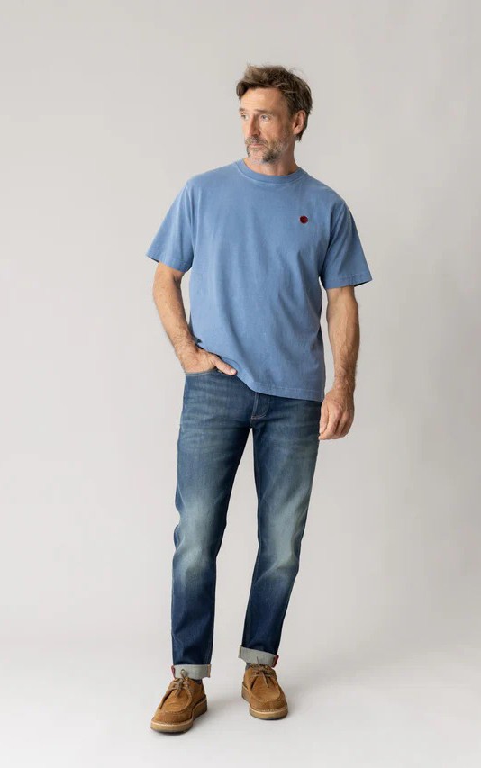 Lichtblauw T-shirt