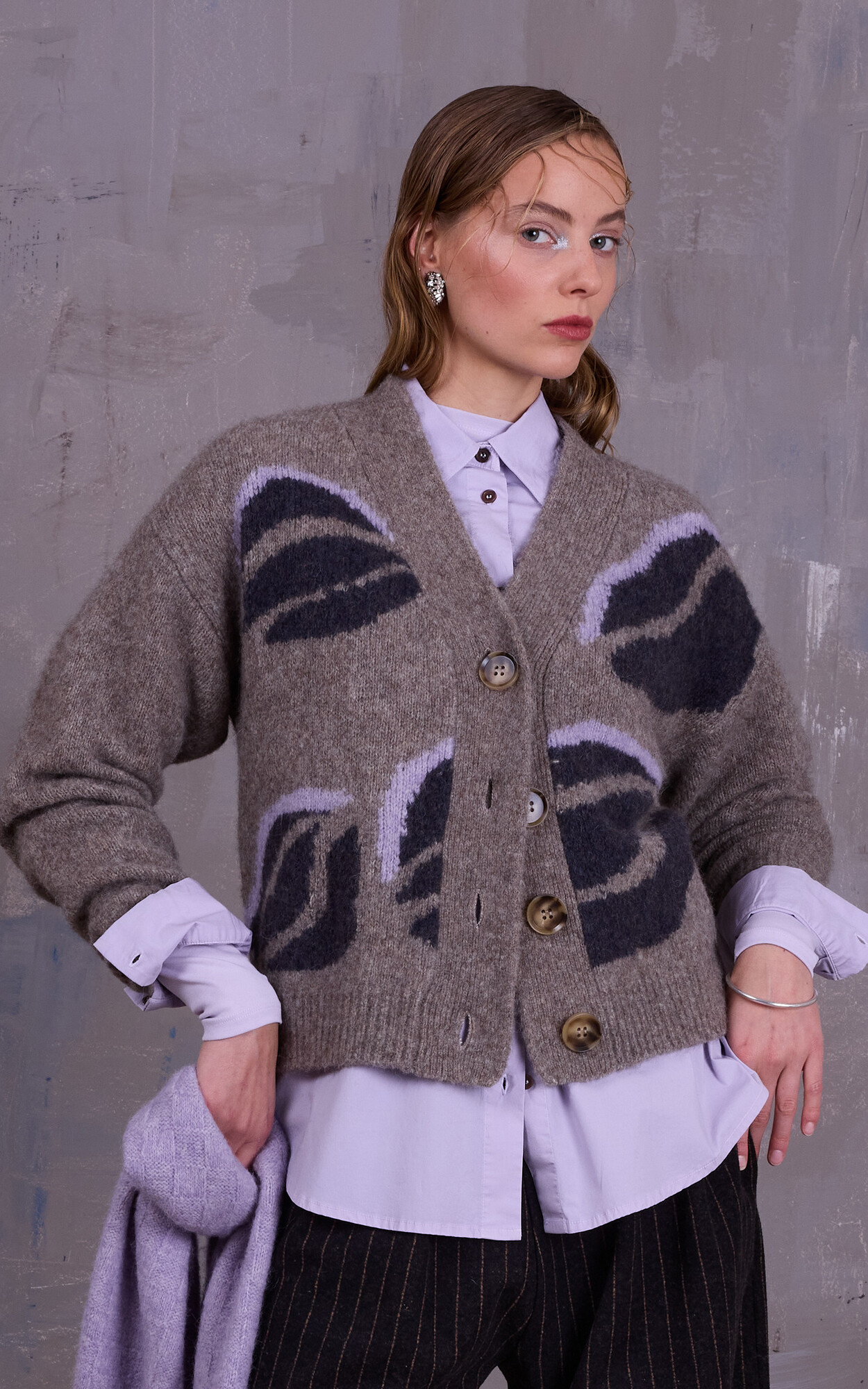 Greige Cardigan