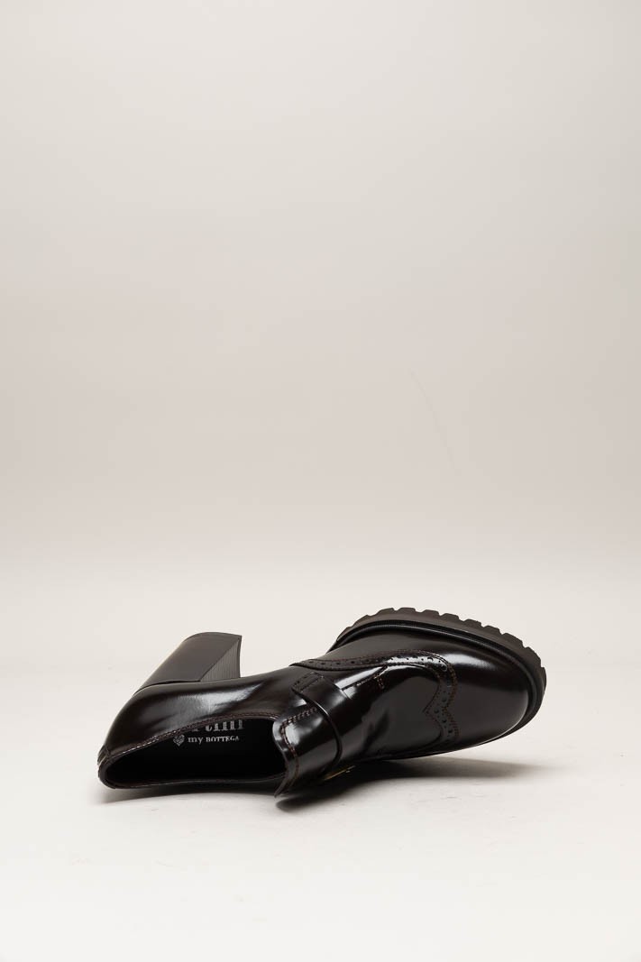 Donkerbruin Mocassin hak image