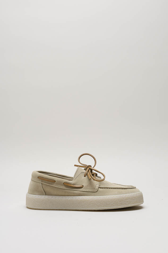 Beige Bootschoen