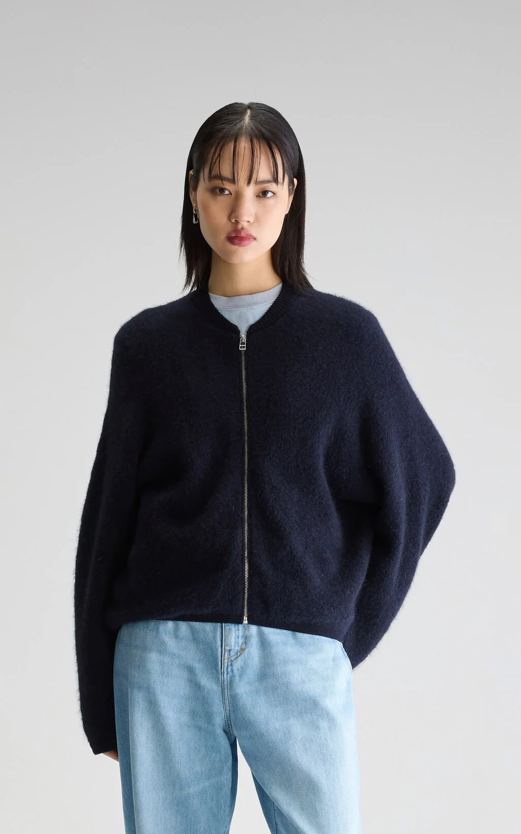 Blauw Cardigan