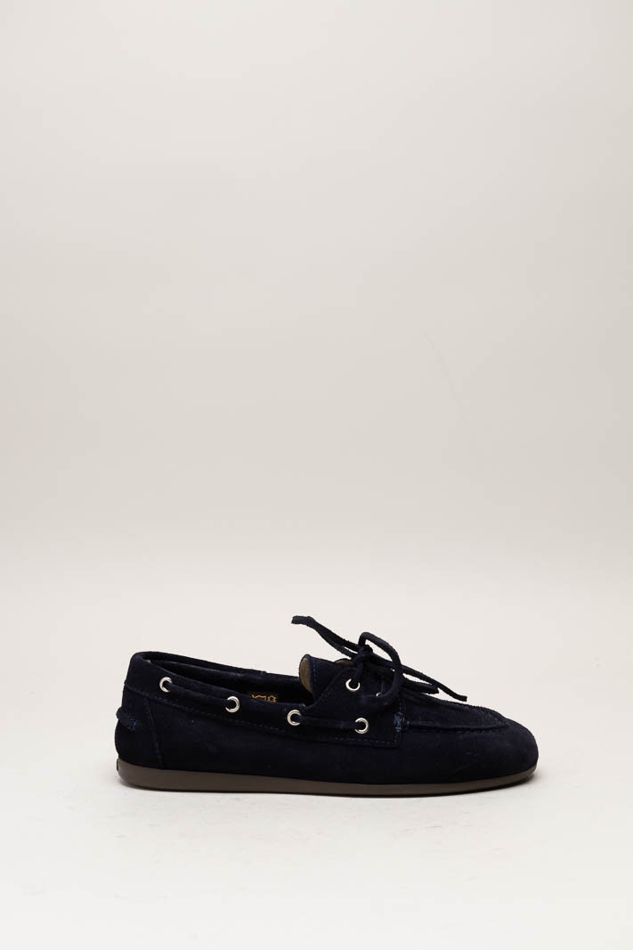 Donkerblauw Bootschoen