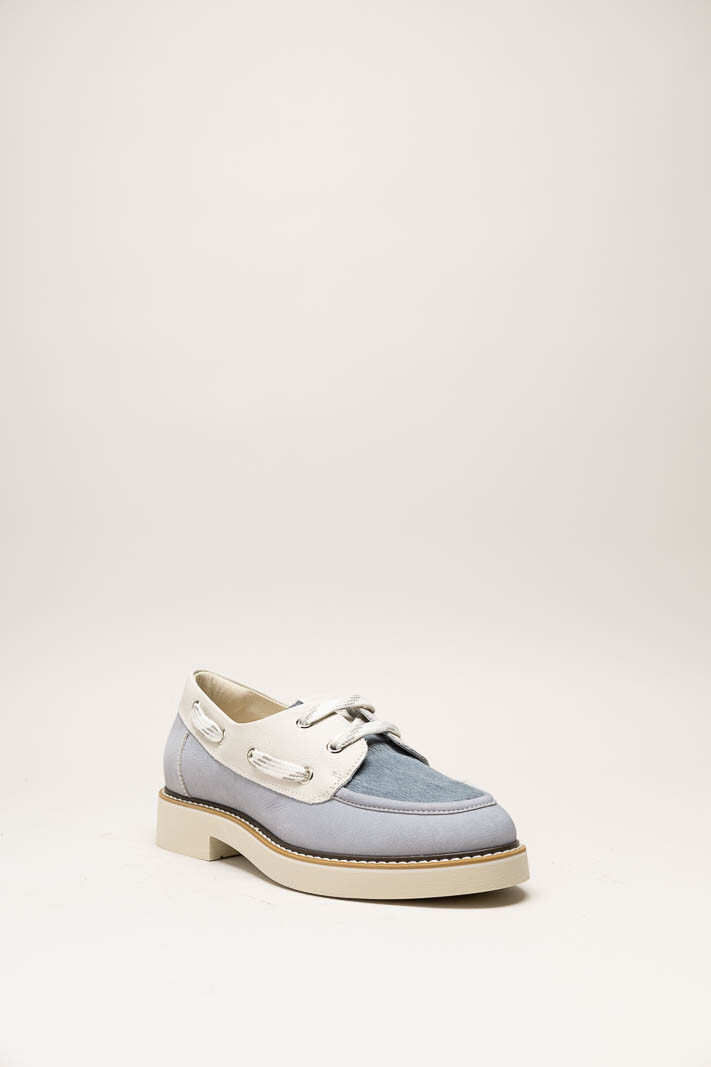 Lichtblauw Veterschoen