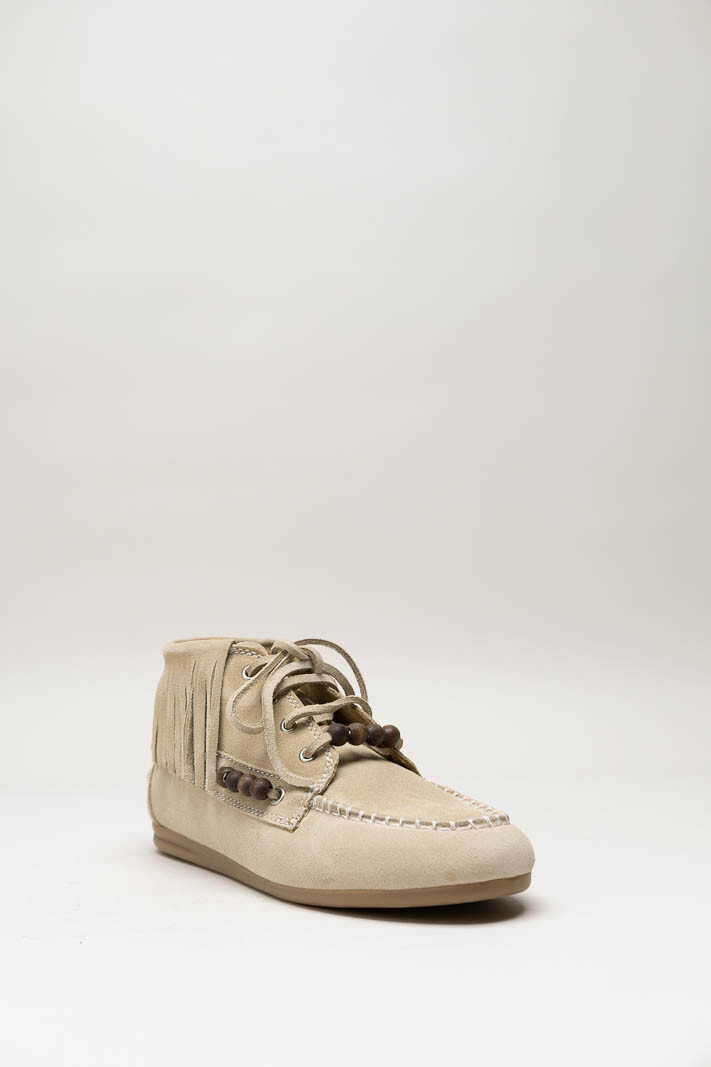 Beige Bootschoen