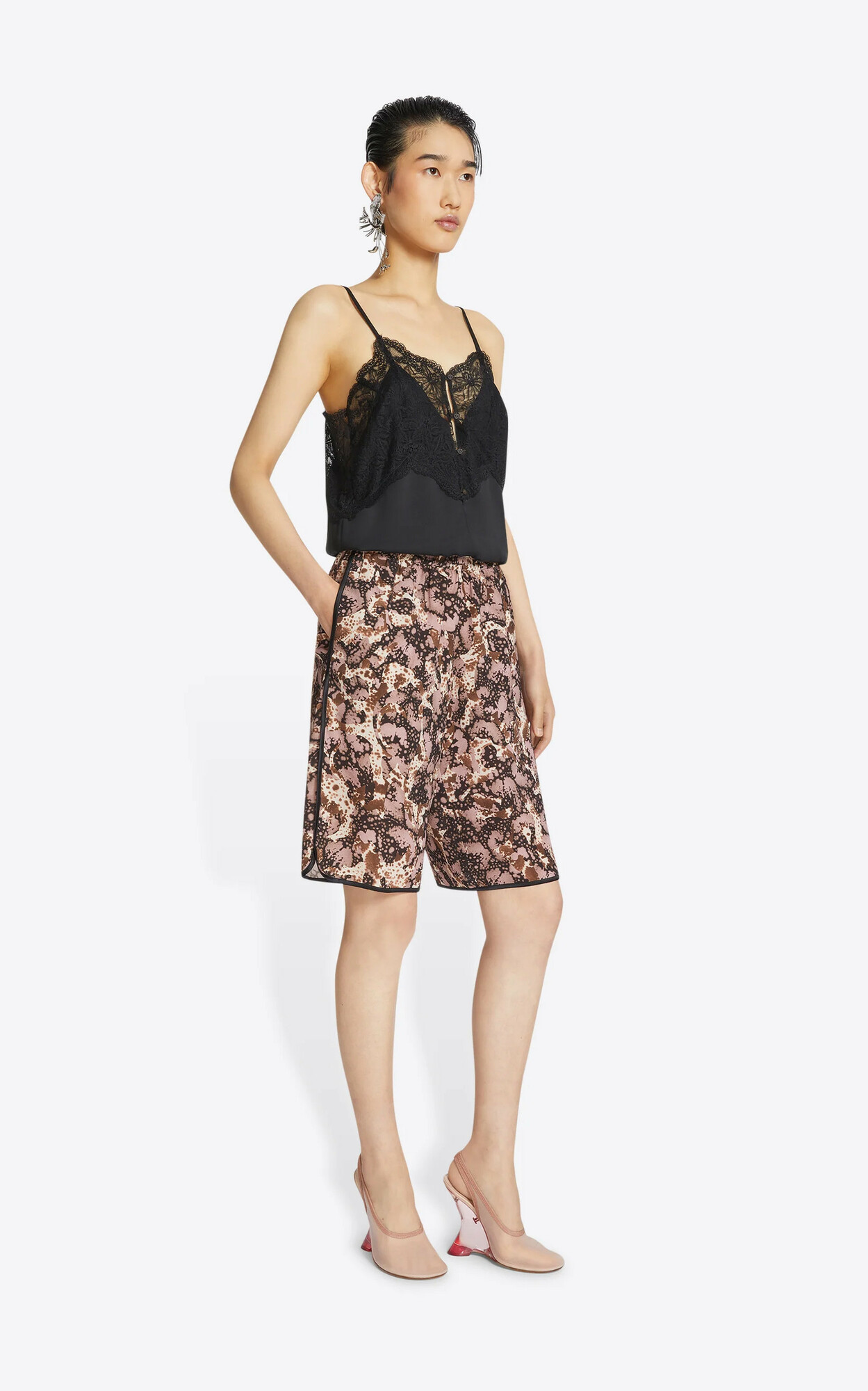 Donkerbruin Short