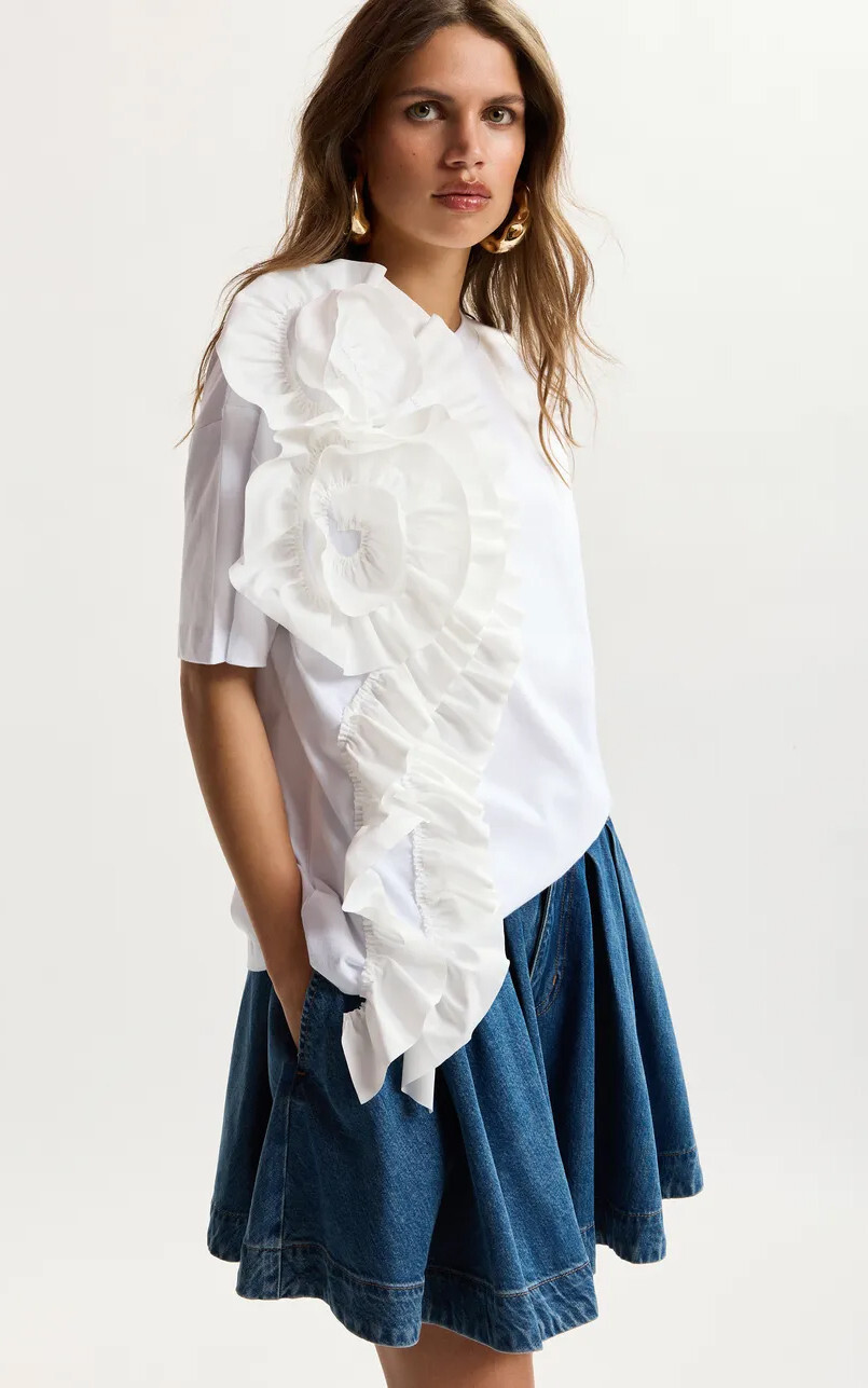 Wit T-shirt/top