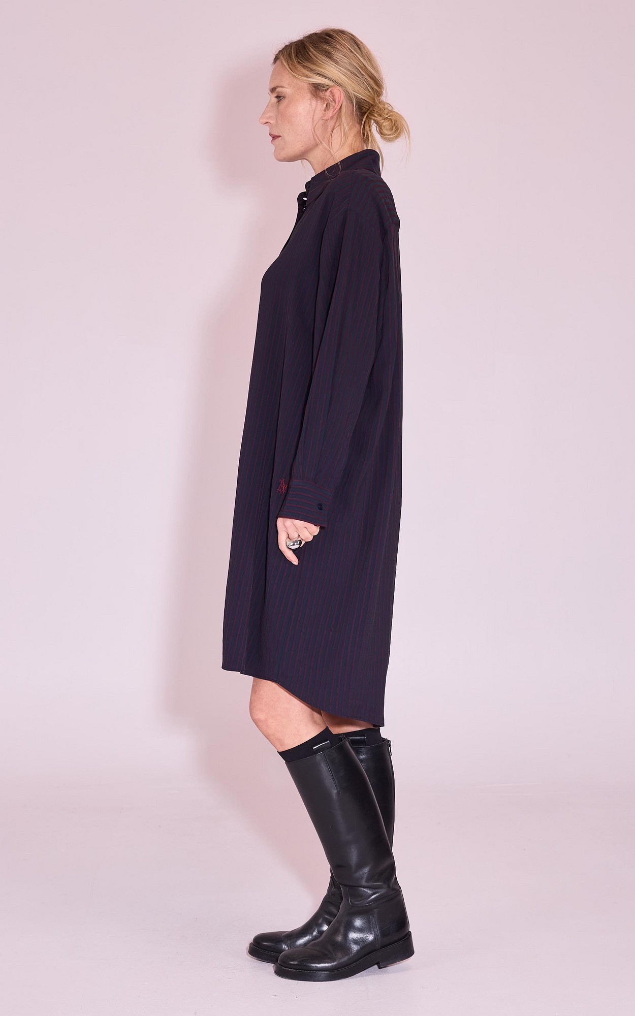 Donkerblauw Jurk image
