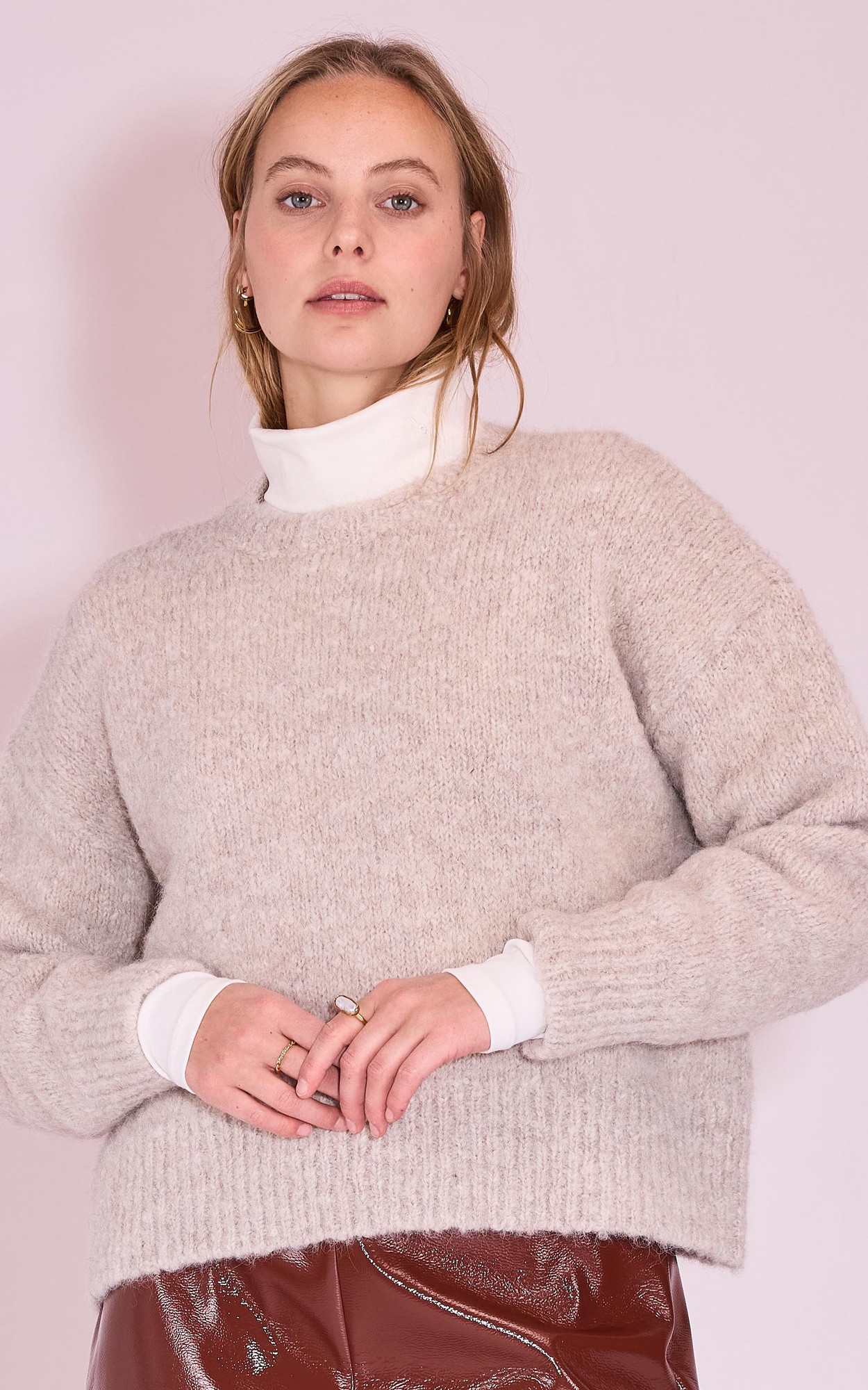 Beige Trui