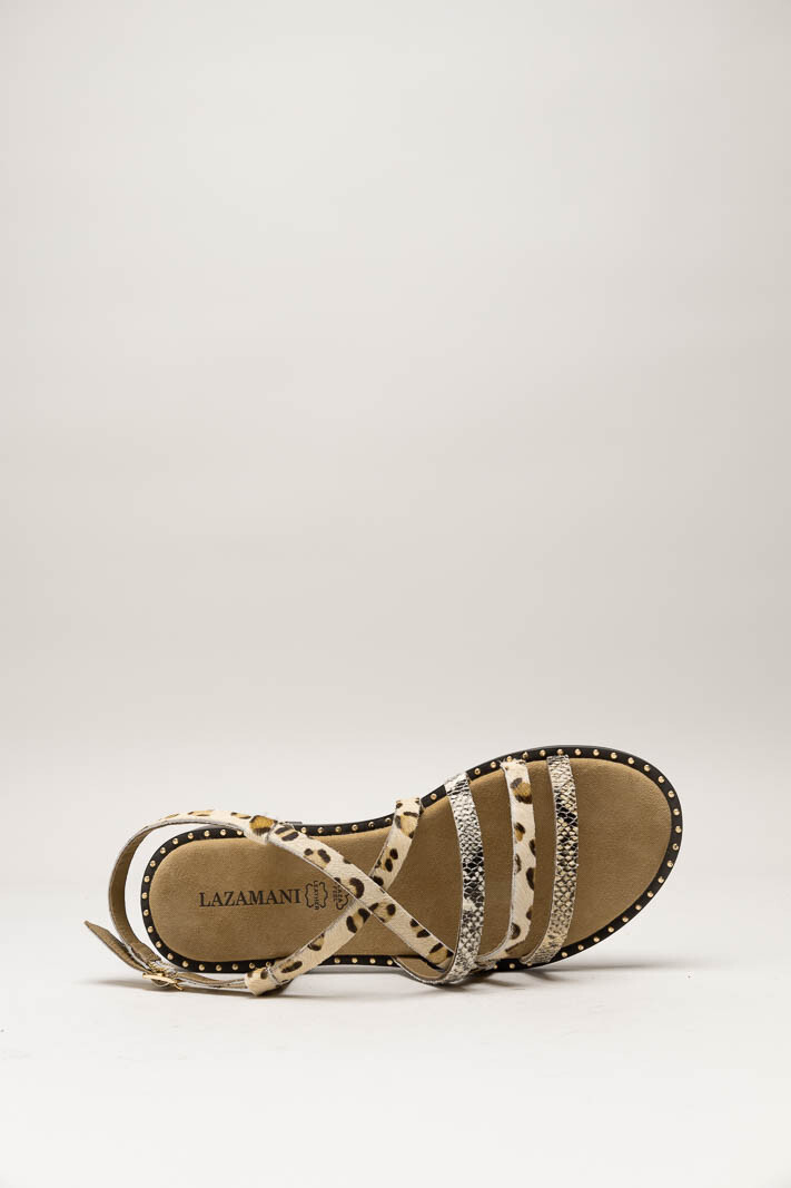 Beige Sandaal plat image