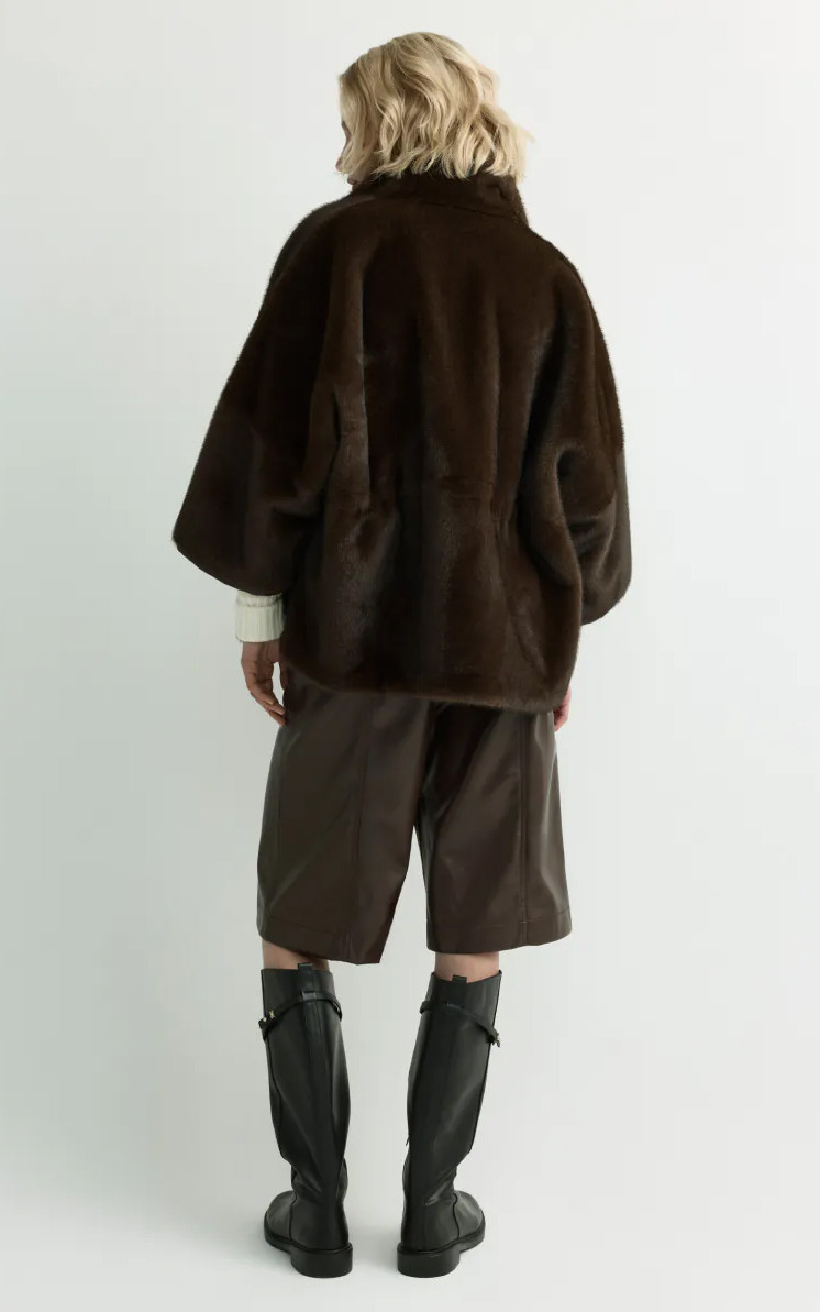 Donkerbruin Jas